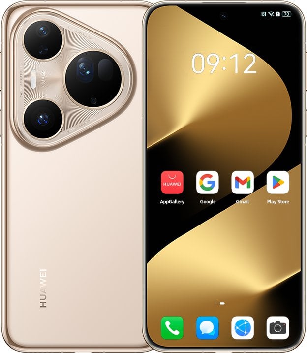 Телефон Huawei P80 Ultra, 6.80\", 512GB, златен