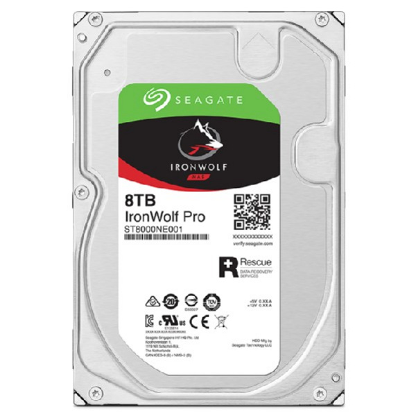 Hard Disk Seagate IronWolf Pro, 8TB, 3.5", 7200RPM, 256MB Cache