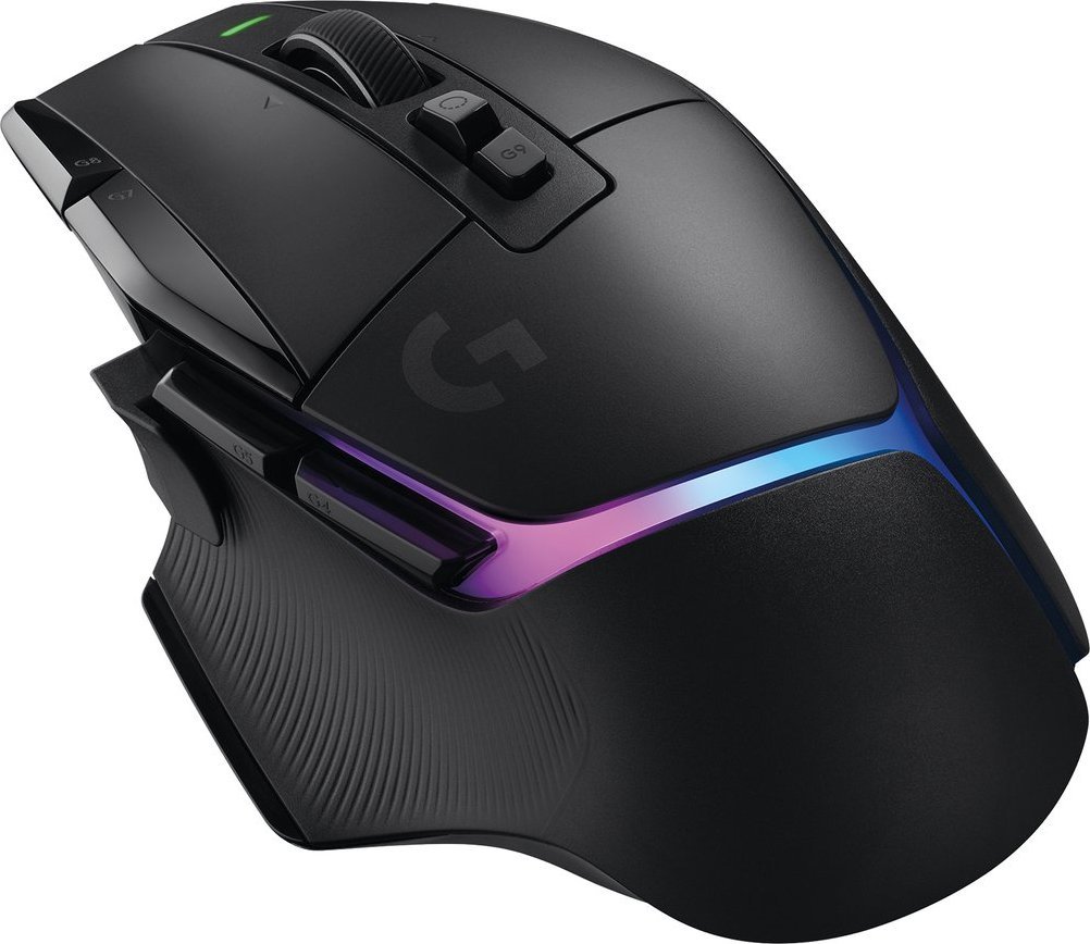 Гејминг глушец Logitech G502 X Plus, безжичен, RGB, црн