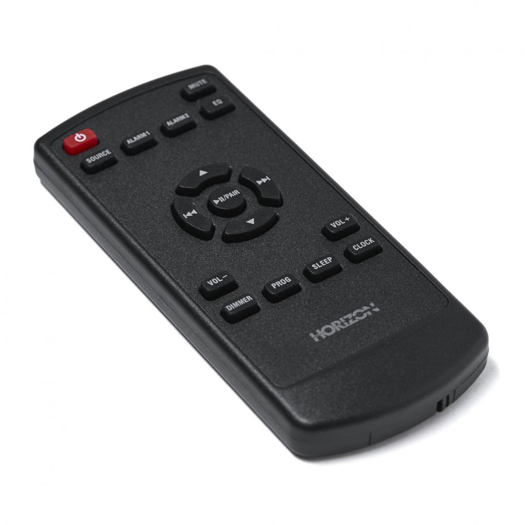 Radio me orë Horizon HAV-P4180, 6W, Bluetooth USB AUX, e zezë