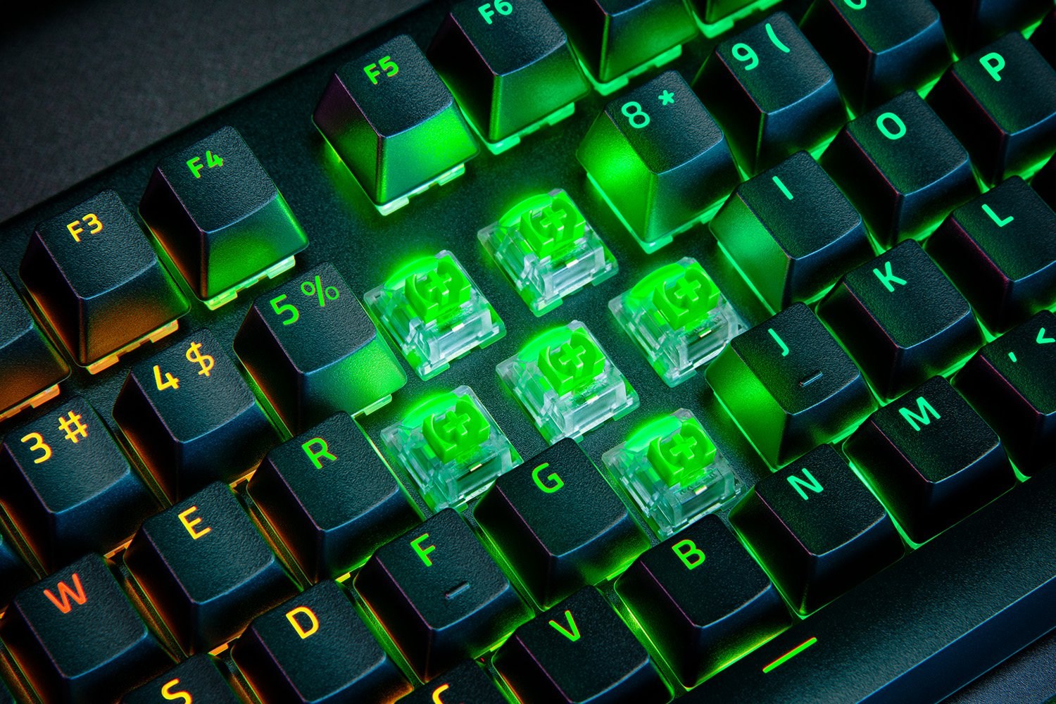Tastierë Razer BlackWidow V4 Pro, RGB Green Switch, e zezë
