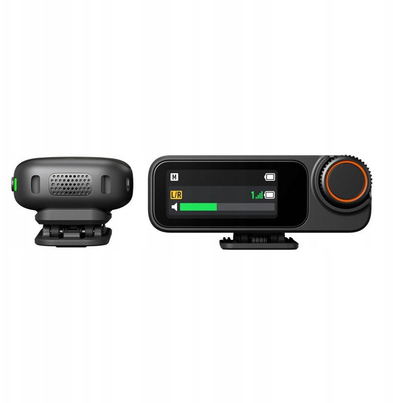 Mikrofon pa tela DJI Mic 3, sistem 1TX 1RX, kuti karikimi