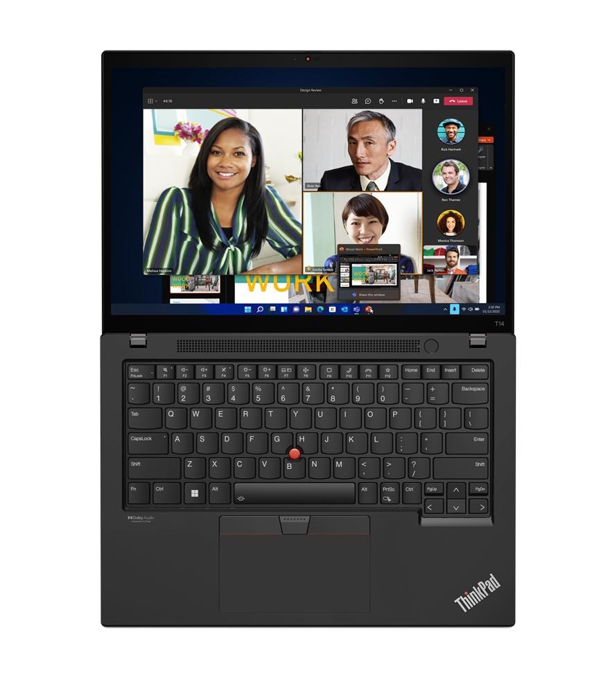 Лаптоп Lenovo ThinkPad T14, 14", Intel Core i7 1255U, 16 GB RAM, 512 GB SSD