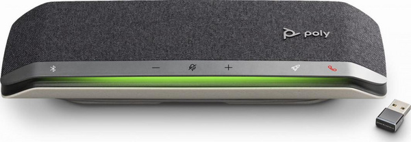 Speakerphone Poly Sync 40, USB dhe Bluetooth, 3 mikrofona, argjendtë