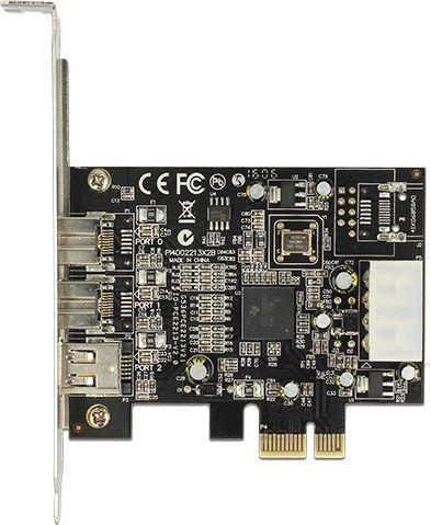 Karte kontrolluese Delock 89153 PCIe x1, 2x FireWire 800, 1x | Gjirafa50