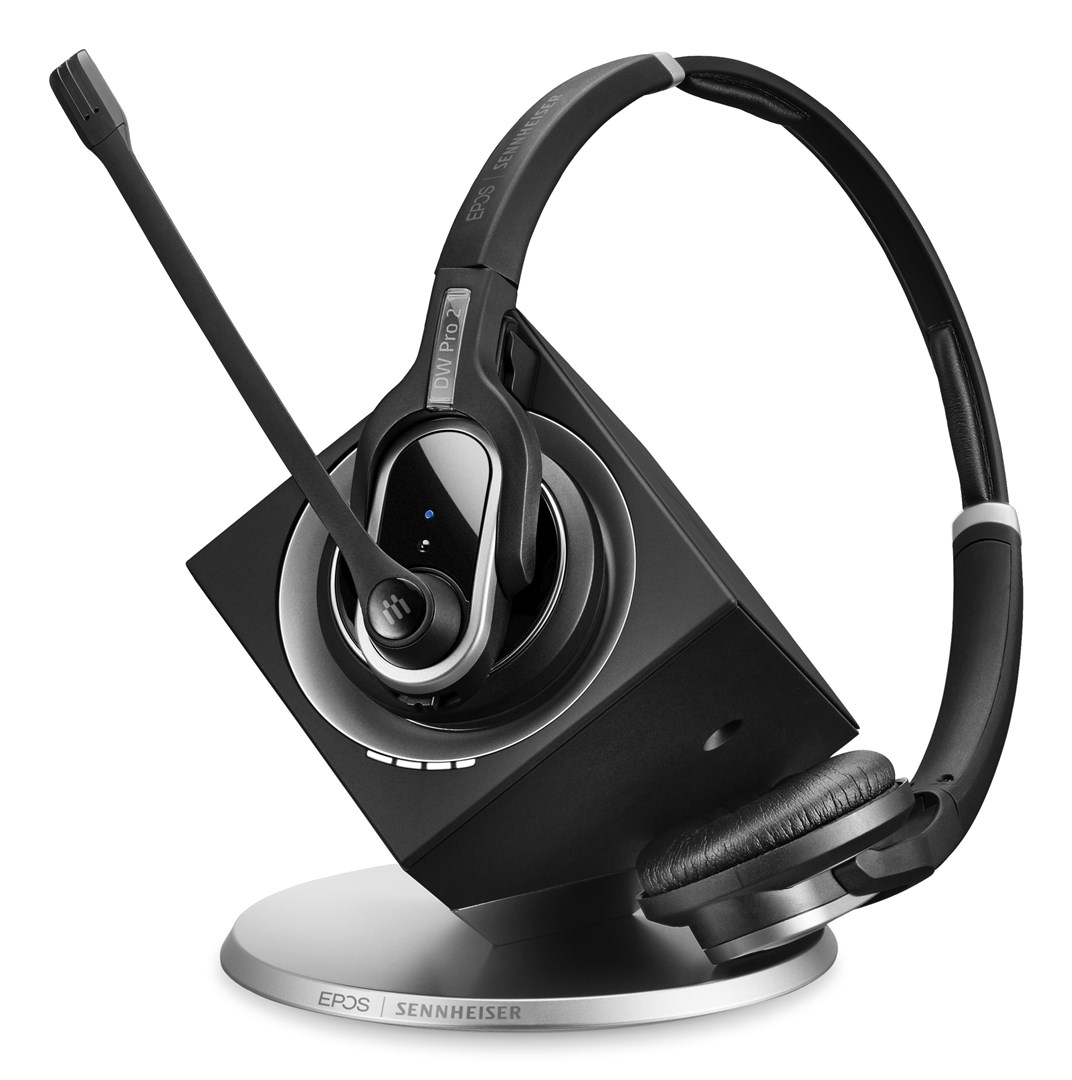 Kufje wireless EPOS | SENNHEISER IMPACT DW Pro 2 PHONE, 12 orë, të zeza/argjendtë