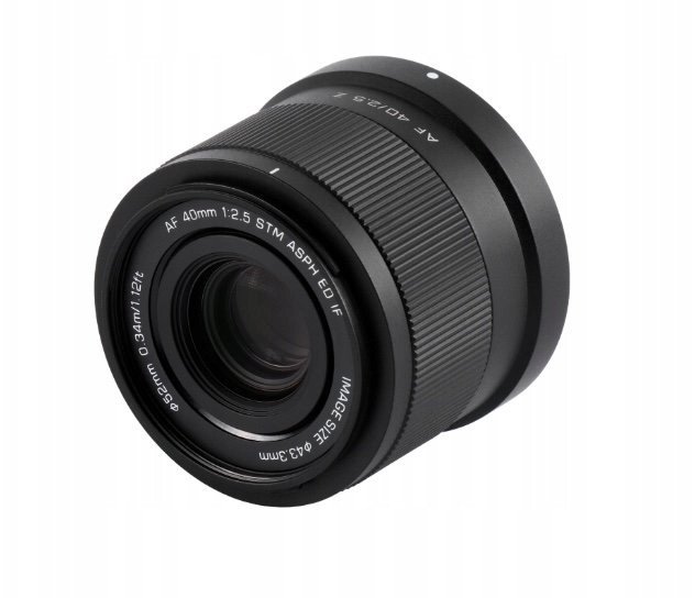 Objektiv Viltrox 40mm F2.5, Full Frame, Auto Focus, për Nikon Z, i zi