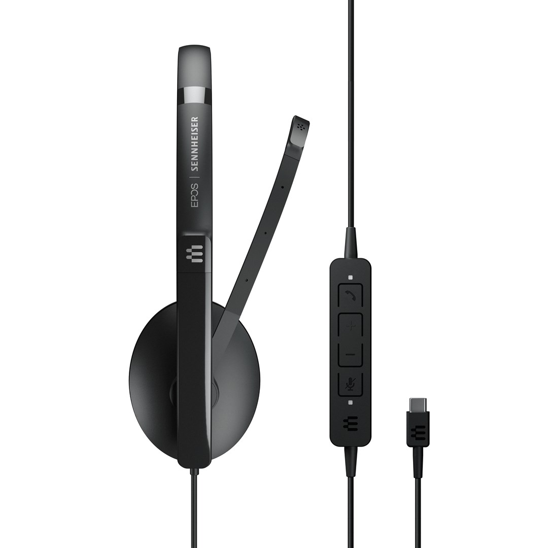 Kufje Epos Adapt 160 USB-C II, të zeza