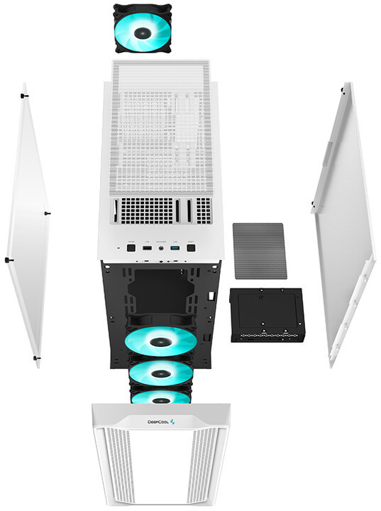 Kasë kompjuteri DEEPCOOL CC560, e bardhë