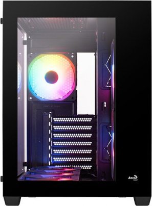 Kasë Aerocool PGS DRYFT G-BK-v1 FRGB, Midi Tower