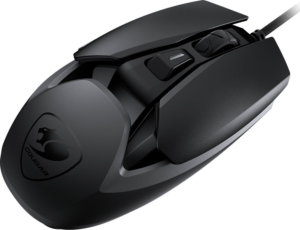 Mouse gaming Cougar Airblader 16000 DPI, me kabllo, i zi