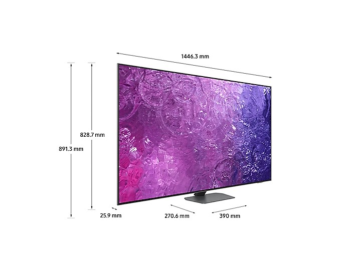 Televizor Samsung QE55QN90CATXXH, 55" QLED 4K, Tizen, i zi