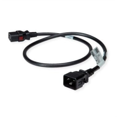 Kabllo zgjatues Bachmann TwyLock C20 në C19, 1m, 16A, i zi