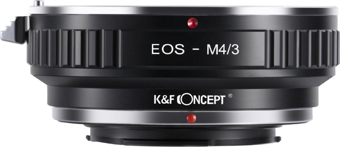 Adapter lente K&amp;F Concept KF06.090, Canon EF EF-S në Micro 4/3, i zi