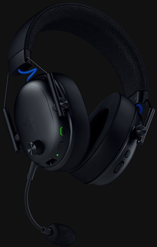 Гејминг слушалки Razer BlackShark V3 за PlayStation, безжични, драјвери 50mm, црни