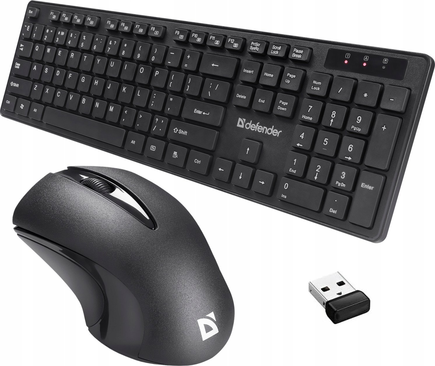Set tastierë dhe mi kompjuteri Defender Lima C-993 RF, pa tel, 1000 dpi, i zi