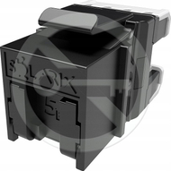 Modul keystone Solarix UTP Cat 5e Quick Termination, pa mbrojtje, i zi