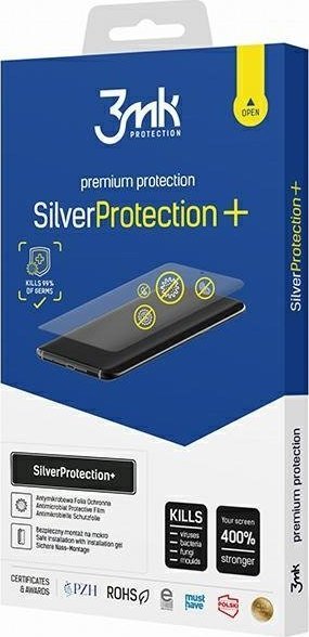 Film mbrojtës ekrani 3MK Silver Protect+ për Oppo A78 5G, antimikrobial, aplikim i lagësht, transparent