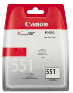 Ngjyrë për printer Canon CLI-551 BK, e zezë