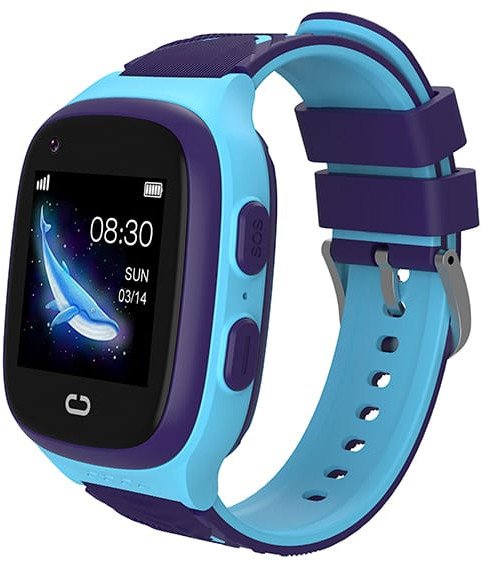 Smartwatch për fëmijë K18 4G, GPS, kartelë SIM, blu