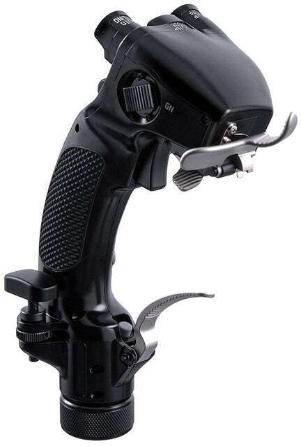 Flightstick Virpil VPC FLNKR Grip, dorezë për simulator fluturimi, trup metalik, e zezë
