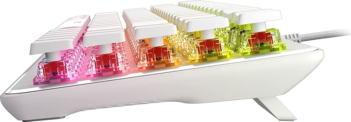 Tastierë gaming Roccat Vulcan II Mini AIMO, optiko mekanike Titan II Optical Red, 65%, e zezë