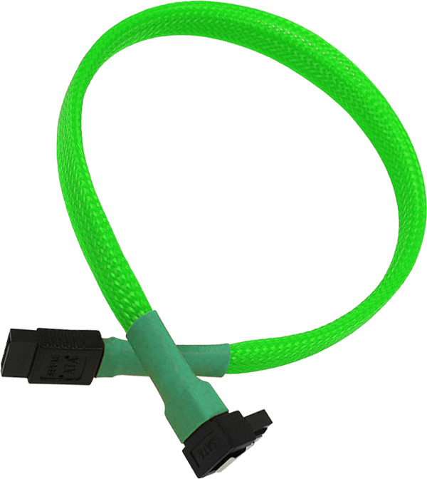 Kabllo Nanoxia SATA (NXS6G30NG), e gjelbër