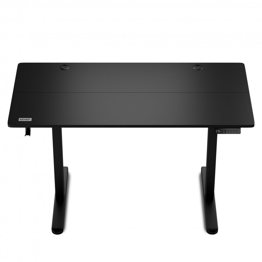 [OUTLET] Tavolinë elektrike SENSE7 Nojo, 120cm x 60cm, e zezë