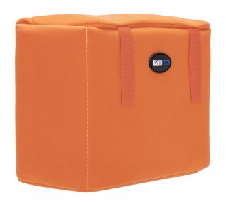 Insert për kamera Camrock Cube 50, 27x12x19 cm, ndarje të rregullueshme, portokalli