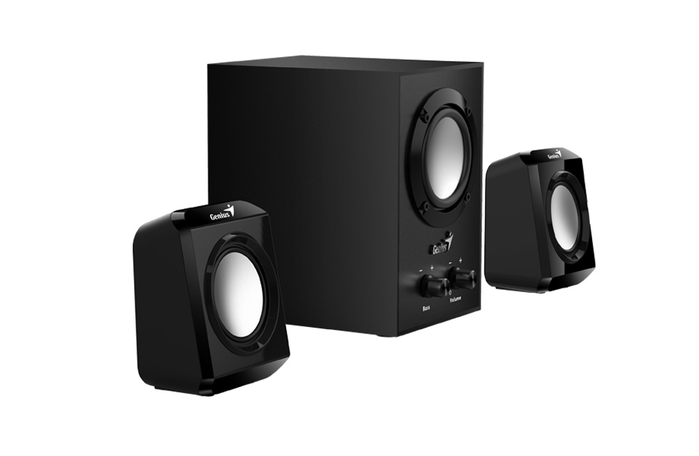 Folës kompjuteri Genius SW 2.1 300, 10W, 2.1 me subwoofer, i zi