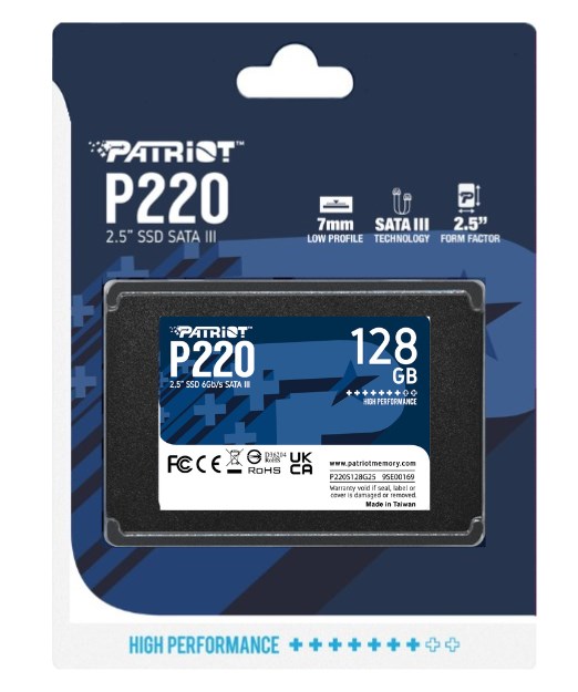 Disk SSD Patriot Memory P220 128GB, 2.5", SATA III