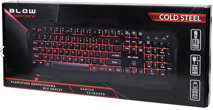 Blow Adrenaline ColdSteel Гејминг LED Тастатура