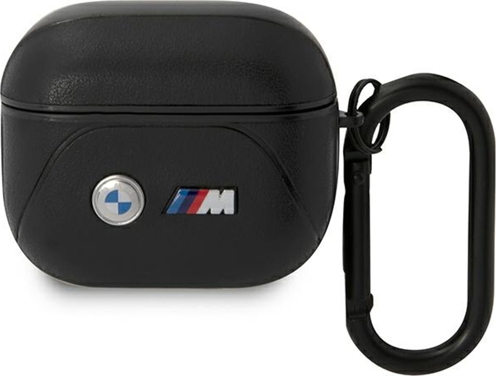 Mbulesë BMW BMA322PVTK për AirPods 3, lëkurë ekologjike, seria Curved Line, e zezë