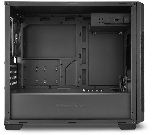 Kasë kompjuteri V1000 Sharkoon, microATX, e zezë