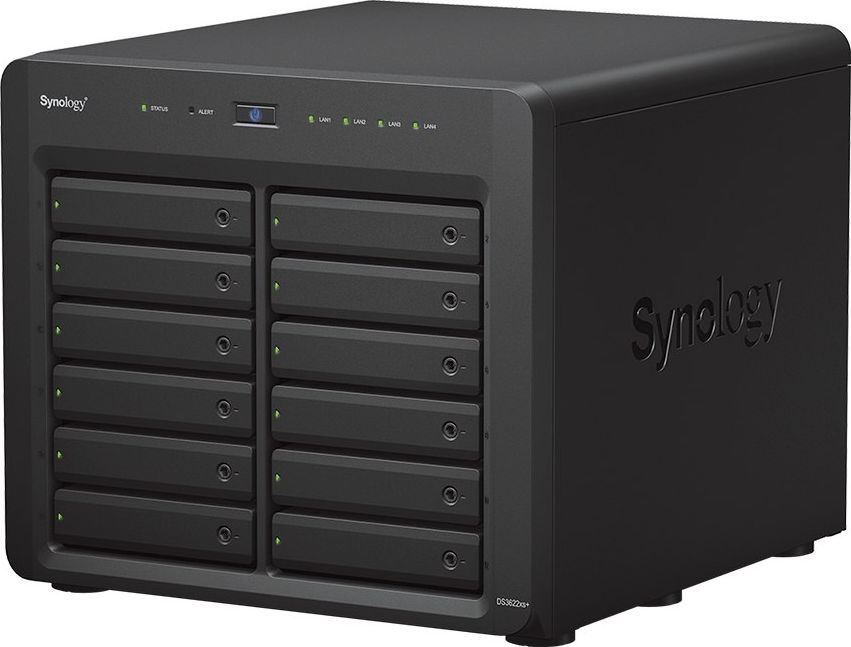 NAS сервер Synology DiskStation DS3622xs+, 12-бајт, Gigabit LAN, црн