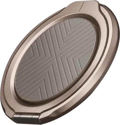 Mbajtës telefoni magnetik Uniq GripFit 360, rrotullim 360°, me kickstand, gri