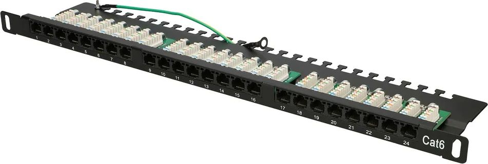 Patch panel ExtraLink EX.9663, 24 porta RJ45, Cat.6 UTP, i zi
