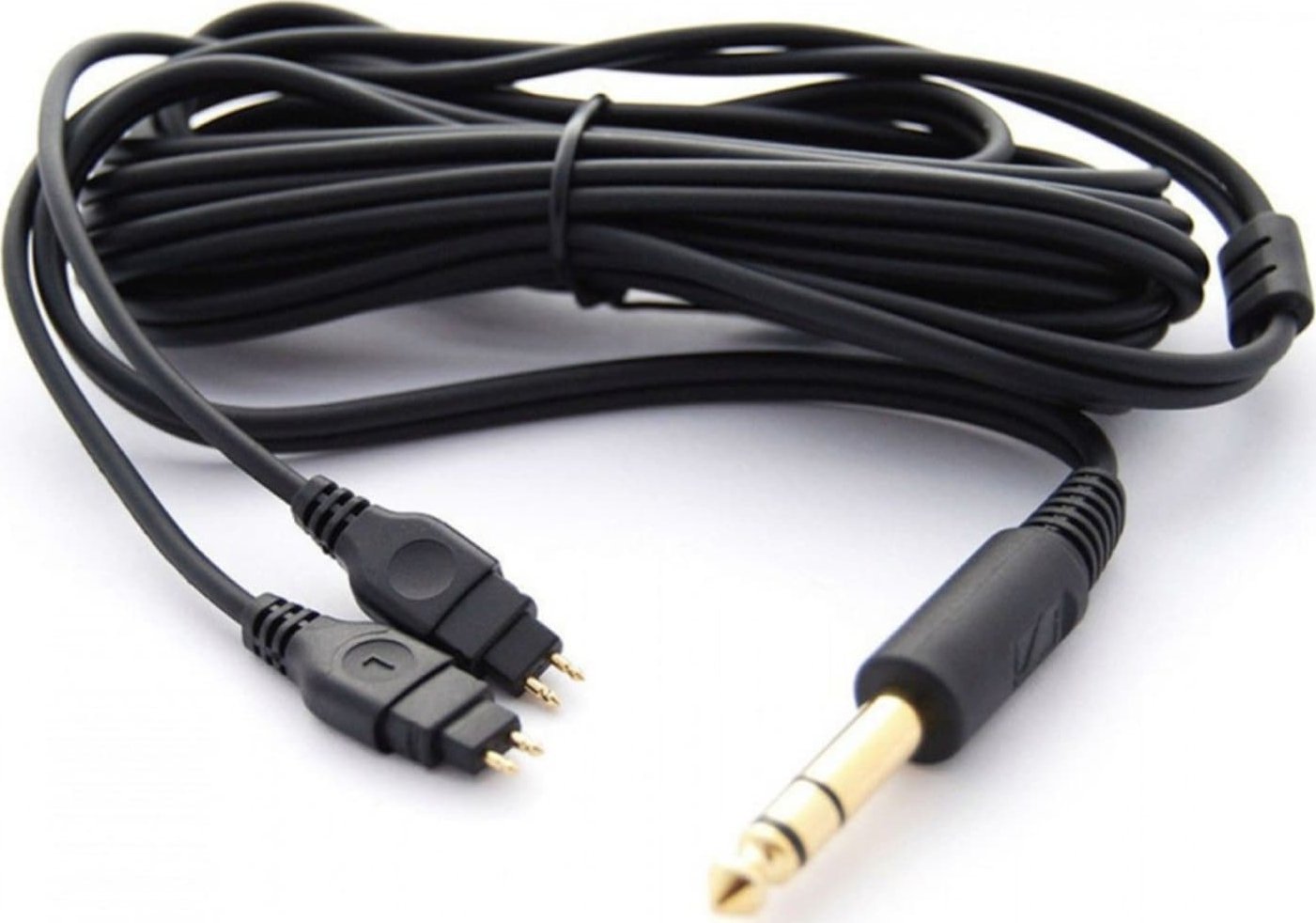 Аудио разделувачки кабел Сенхајзер 92885, 3.5 mm машки на 2x женски, 3 m, црна