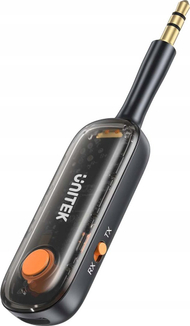 Adapter audio Bluetooth Unitek 2in1, 5.3, transmetues dhe marrës, 10m, i zi
