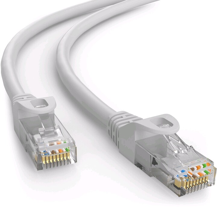 Kabllo C-TECH UTP, Cat6e, 3m, gri