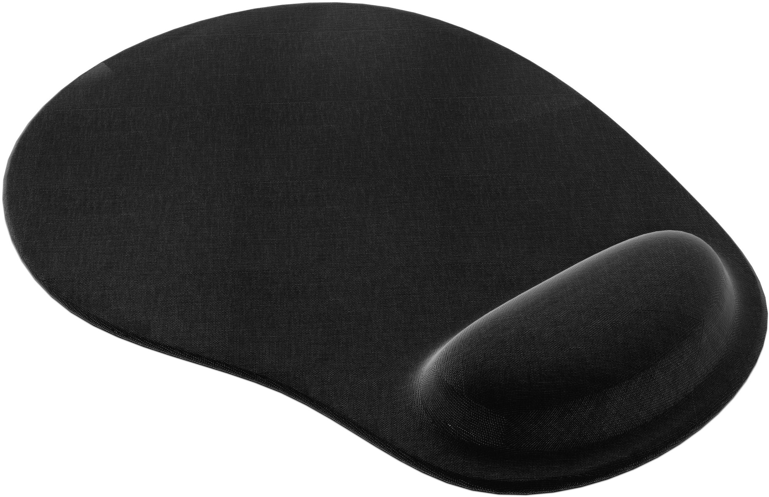 Qilim për maus Inca IMPS-008, me mbështetëse për kyç, 245 x 220 mm, i zi