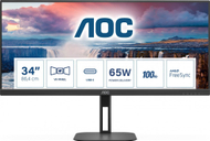 Monitor AOC U34V5C/BK, 34"(86.83cm), 3440x1440 (UWQHD), i zi