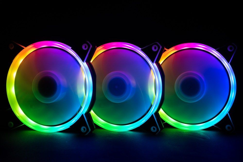 Ventilator PC 1stCOOL AURA EVO F12 ARGB, set 3x120mm, ARGB Rainbow, i bardhë