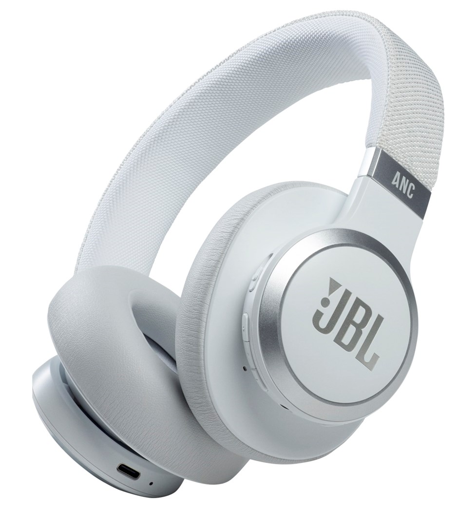 Kufje Bluetooth JBL Live 660 BT, 40mm, ANC, e bardhë