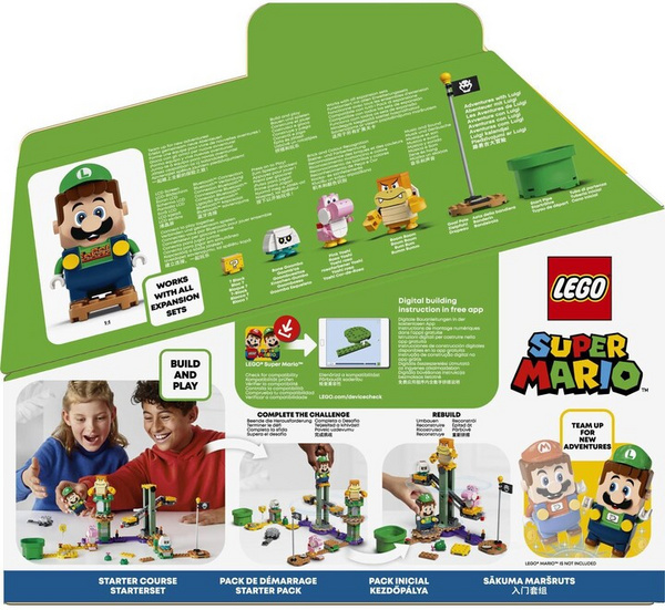 Set LEGO® Super Mario Bargain Package - Luigi 71387 Starter Set + 71397 dhe 71399 Expansion Sets