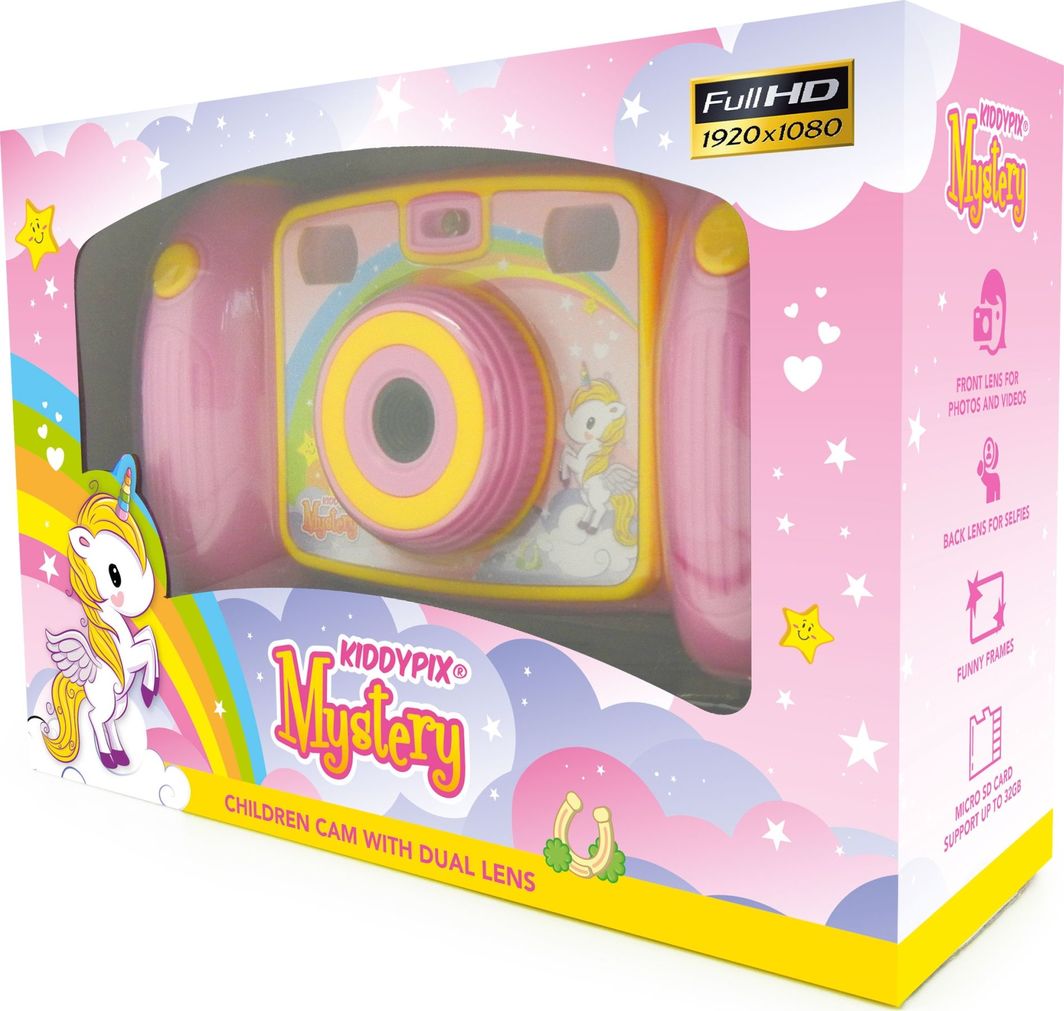 Aparat fotografik për fëmijë EasyPix KiddyPix Mystery, Full HD, ekran 2", rozë
