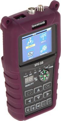 Matës universal sinjali Spacetronik STC-23, DVB-T/T2 DVB-S/S2 DVB-C, ekran TFT, portativ