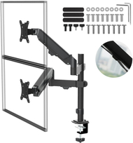Kllapë për monitorë Maclean MC-136, 17"-32", sustë gazi, e zezë