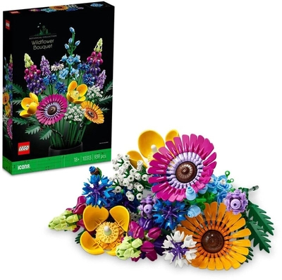 Set LEGO® Icons 10313 Meadow Flower Bouquet, 939 pjesë