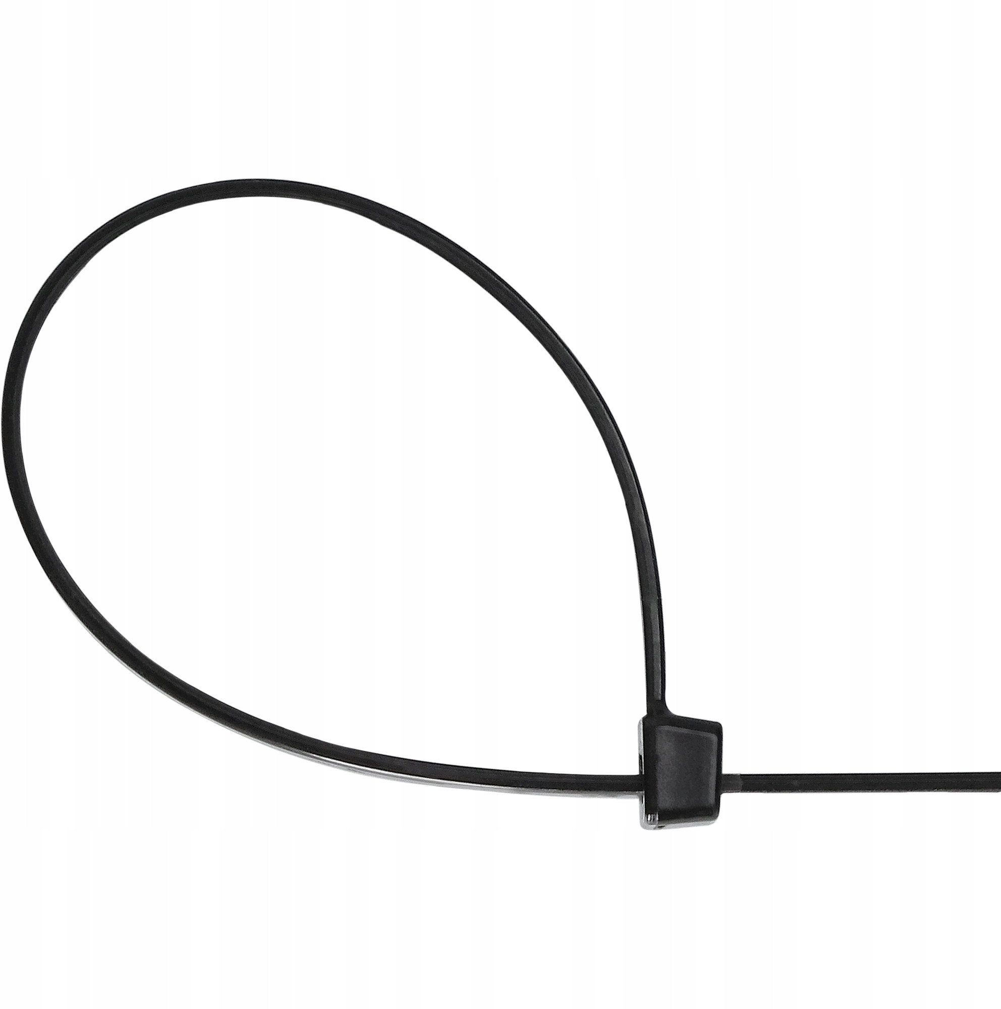 Lidhëse kabllore PLASTROL OK‑4820C, 4.8x200 mm, paketim 100 copë, të zeza